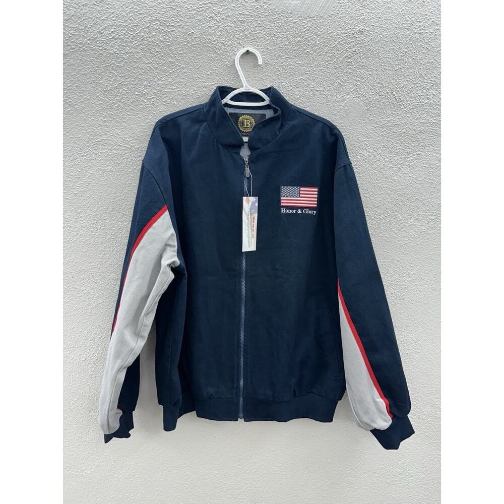 The Bradford Exchange Bomber Jacket Size Large Honer & Glory Proud Veteran NWTs